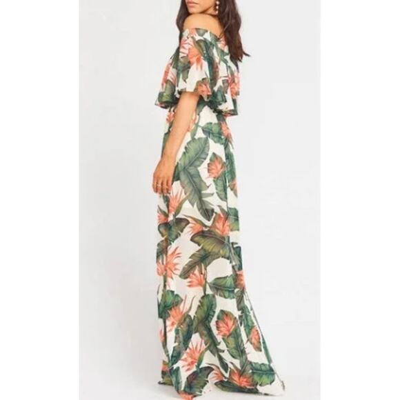 NWT Show Me Your Mumu Hacienda Maxi Dress in Paradise Found Chiffon - Picture 6 of 8